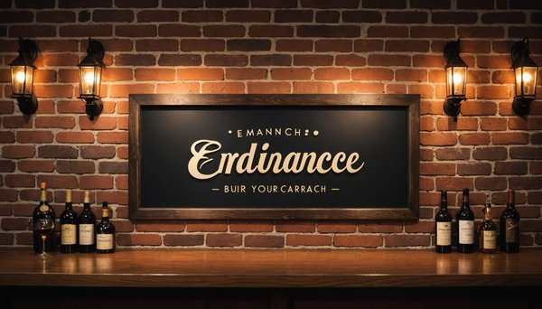 Elevate your decor with personalized bar sign designs
